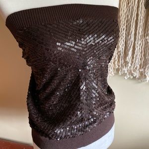 Silk and sequins DKNY Top